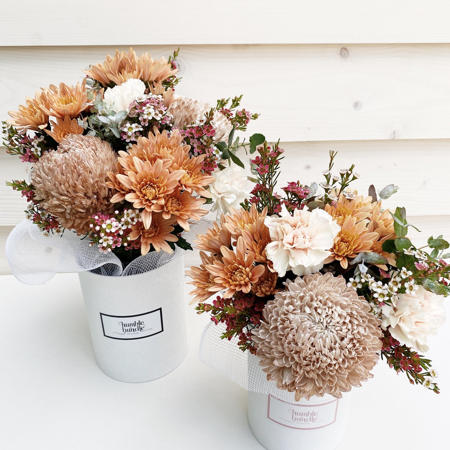 stylish flower hat box