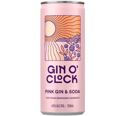 Add-On: Gin O'Clock Gin & Pink Soda